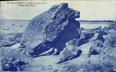 Saint-Brevin-l'Océan (Loire-Inf.) — Rocher de l'Ours — F. Chapeau, Imp. Edit. 34, rue Eugène Orteux, Nantes