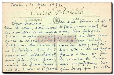 Bonsecours — Vista a través de la Bâstique — LL — Reverso