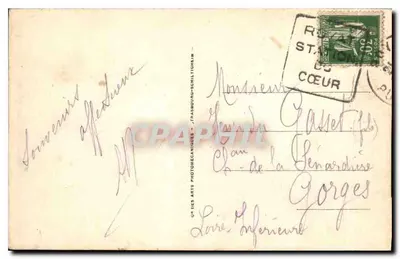 Vue aérienne de Royat-Thermal et Clermont-Ferrand — éditeur CPAH — n°7 — Rewers