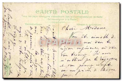 Grasse — Ogólny widok — L.V. & Cie, n° 2850 — Rewers