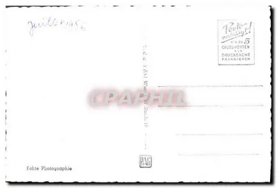 Luchtfoto van de stad Wiesbaden — uitgever Echle Photographie, n°19 — Achterkant