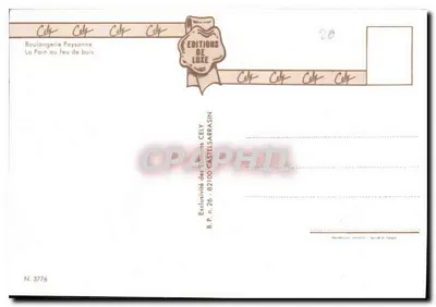 Padeira Camponesa — Pão ao Fogo de Lenha — Éditions de Luxe — Verso