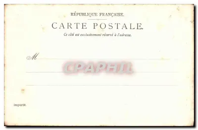 Plaza de la República — París — editor P. M. para Deposición Internacional — Reverso
