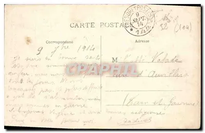 W kraju Berry — Dla pierwszego syna — Zbiór G. G., Châteauroux — Rewers