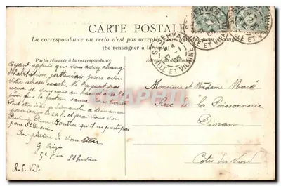Saint-Servan - Wieża Solidor — Wybrzeże Emeraude, wyd. HLM, nr 190 — Rewers