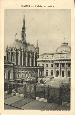 PARIS — Palais de Justice — Offert par Hémoglobine Deschiens