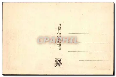 놀이공원 - 사이클론의 통로 — 파리 국제 박람회 1937, 번호 126 — 뒷면