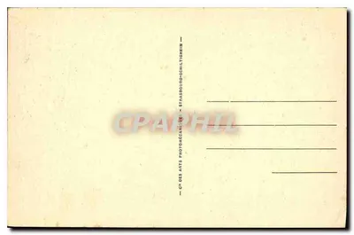 Pavilhão dos Tabacos e das Fósforos na Exposição de 1937 — Monopólio Francês — Editor: Ch. des Arts Photomécanique, Strasbourg — Verso