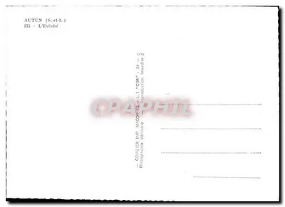 Autun (S.-et-L.) — L'Evêché — Combiér Imp. Magon — Rewers