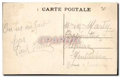 Castelo de Caylus — vista geral — Voe Vaishan e Voe Vaishan, n°192 — Verso