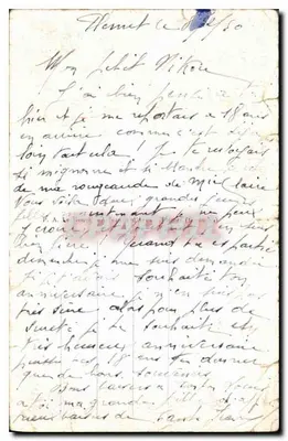 Sanatório de Bodiffé — Plémet (Costas da Normandia) — Edifício das Senhoras — O Refeitório — Verso