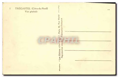 Trégastel (Côtes-du-Nord) — Ogólny widok — Éditions d'Art Yvon, Paris — Rewers