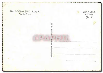 Plounevez-Mcédec — Vista do Bourg (C. du N.) — Éditions d'Art « Jack » — Verso