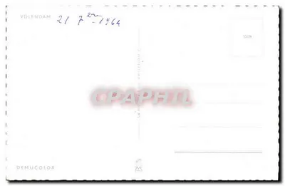 VöIendam — widok portu z jachtem VD 24 — DEMUCOLOR — Rewers