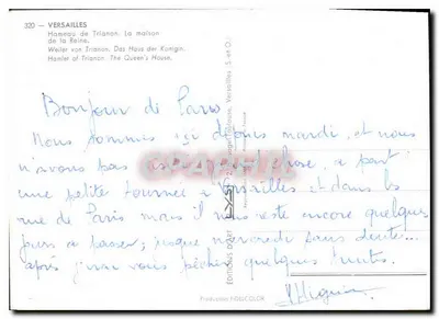 Versailles — Hameau de Trianon, Dom Królowej — Wydawnictwo Fidelcolor, nr 320 — Rewers