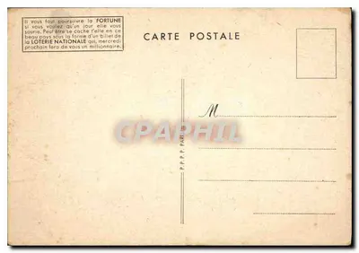 Côtes-du-Nord — Carte Touristique da Loteria Nacional — Série Touristique — Verso
