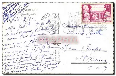 नई पोस्ट — कोर्बेविये — एडिशन्स लेओन लोइस-पेरेट — पीछे