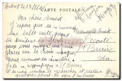 Lorient — Plac Alsacja-Lotarynia i wejście na ulicę Victor-Massé — wydawca Loïc, nr 603 — Rewers