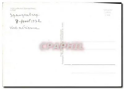 Spangenberg — Castelo — Hugo Schneider, Lufthausen — Verso