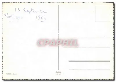 Katedra Kölner — widok panoramiczny — wydawca Kollwitz, n° 928/11 — Rewers