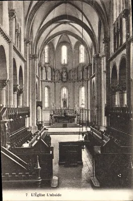 A Igreja — A Abside — Abadia de Nossa Senhora de Thymadeuc, O.C.R. em Brehan Loudeac — série 7