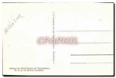 A Igreja — A Abside — Abadia de Nossa Senhora de Thymadeuc, O.C.R. em Brehan Loudeac — série 7 — Verso