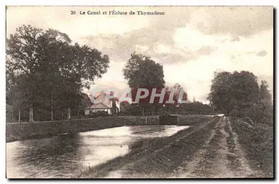 O Canal e a Cachoeira de Thymadeuc — n°20 — Abadia de Nossa Senhora de Thymadeuc, O. C. R. em Brehan Loudeac