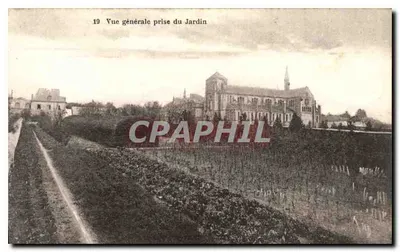 Abadia de Nossa Senhora de Thymadeuc — Vista geral tirada do Jardim — Abadia de Nossa Senhora de Thymadeuc, O. C. R. em Bréhan Lourdéac