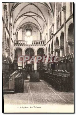 A Igreja - A Tribuna — Abadia de Nossa Senhora de Thymadeuc, O.C.R. em Bréhan Loudeac
