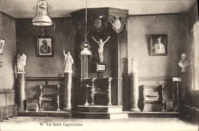 A Sala Capitular — Abadia de Nossa Senhora de Thymadeuc — O.C.R. em Brehan Loudeac