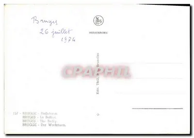 Bruksel — Dzwonnica — wydawca IRIS, nr 157 — Rewers
