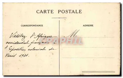Port w Dakarze — Senegal — wydawca nie widoczny — Rewers