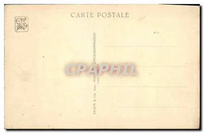 Angkor-Vat — Étage supérieur - Cour — Exposition Coloniale Internationale — Paris 1931 — Verso