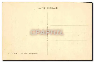 Loguivy - O Porto - Vista geral — A. Romain, editor — Verso