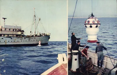 Navio oceanográfico francês — Instituto Científico e Técnico das Pescas Marítimas — Presidente Théodore Tissier — editor Comité National de l'Enfance