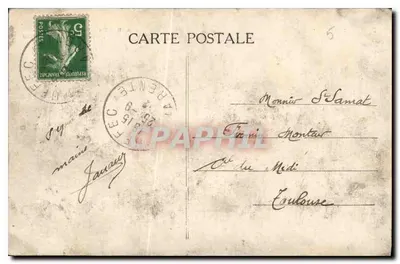Bordeaux — Fontaine dos Girondins — A.H. 34 — Verso