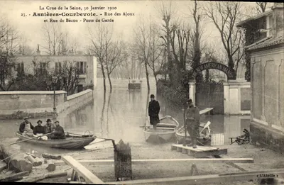 सीन की बाढ़, 30 जनवरी 1910 — अस्नियर-कौर्बेवोइ, एजॉक्स के रूले और बेकॉन के रूले — ल’एबिल, संख्या 23