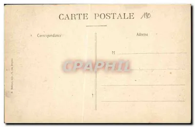 코르브voie - 1910년 1월 홍수 - 파리 거리 — E. M. — 뒷면