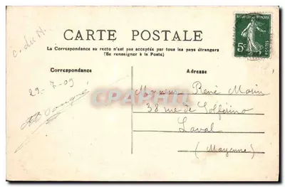A Costa do Granito Rosa — A Cabeça da Morte em Ploumanac'h — Comptoir photographique, Perros-Guirec (C.-du-N.) — Verso