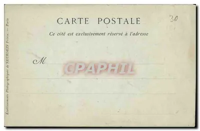 Bilhete postal antigo Cordes La Porte de l'Ouest — Verso