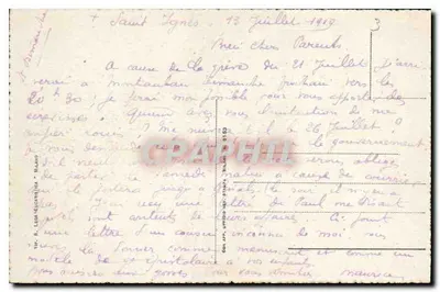 Jesús ayudando al soldado — Jesús guía y Consolador — editor T.P. R. LEGA ECCLESIASTICA - MILANO — Reverso