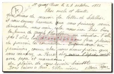 Perros-Guirec — A Praia de Trestrao — Vista geral — editor ABE, n° 76 — Verso
