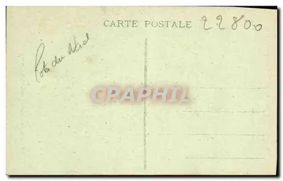 Turm des Schlosses Beaumanoir — nahe Quintin — Verlag E. Hamonie, Sèvres — Rückseite