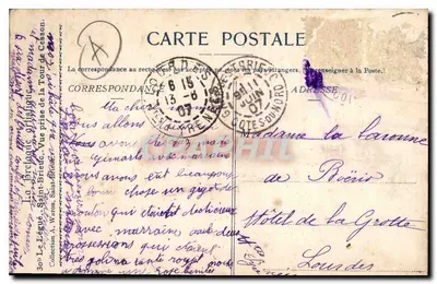 Vista de Saint-Brieuc — A Bretanha — Editor A. Waron, n°300 — Verso