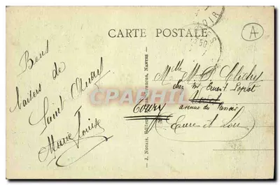 St. Quay-Portrieux — Gruta de l’Isnin — J. Nozais, Editor — Verso