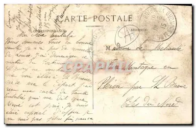 Etables (C.-du-N.) — La Grève du Monlin — Les Futaisies — J.-H. Lemaire, fot. -édite, Brest — Verso