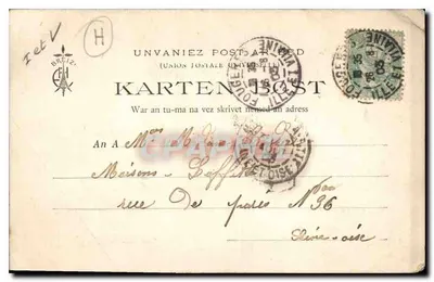 Fougères — Le Marché aux Cochons — Éditeur Carte Bonheur, n° 360 — Verso