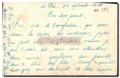 Młoda kobieta w zielonej sukni — w floralnym dekorze — wydawca nieznany — Rewers