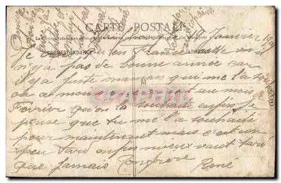 Bilhete postal antigo Laos Tatonador trabalhando Indochina — Verso