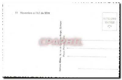 Monumento aos crianças mortas pela França — Ilha de Sein — Edições RÉMA — Verso
